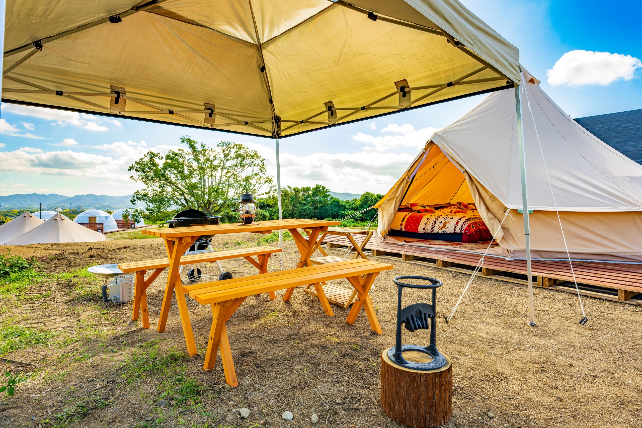 期間限定】日帰りグランピングBBQプラン予約受付中！｜OKAYAMA GLAMPING SORANIA｜倉敷のグランピング施設 ソラニア